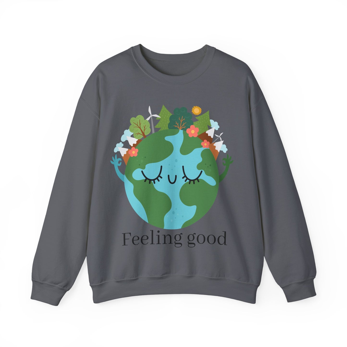 Eco-Friendly Cartoon Crewneck Sweatshirt