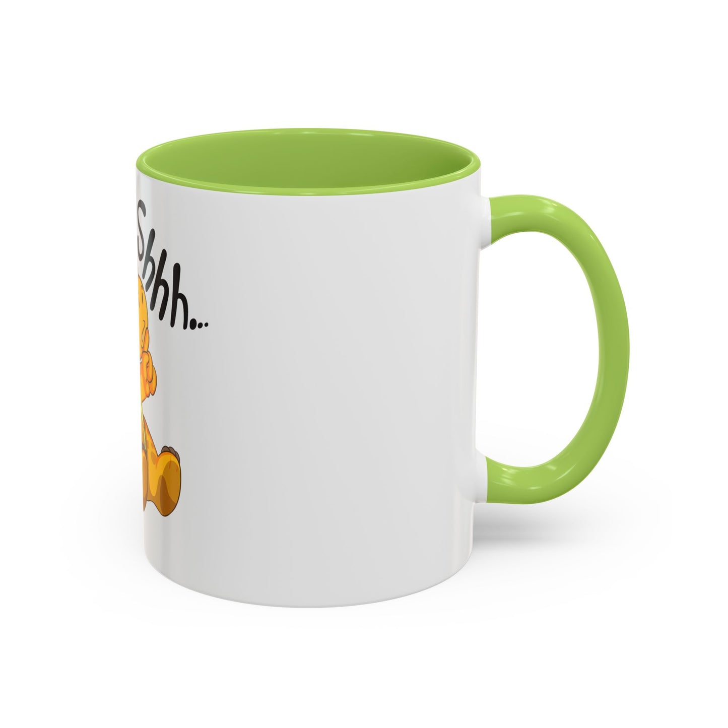 Adorable cartoon Shhh... Dinosaur Accent Coffee Mug