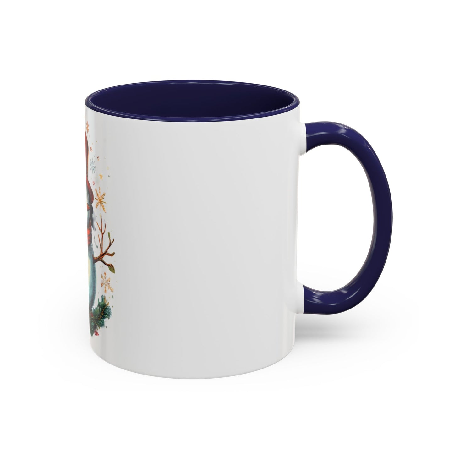 Cozy Snowman Accent Coffee Mug