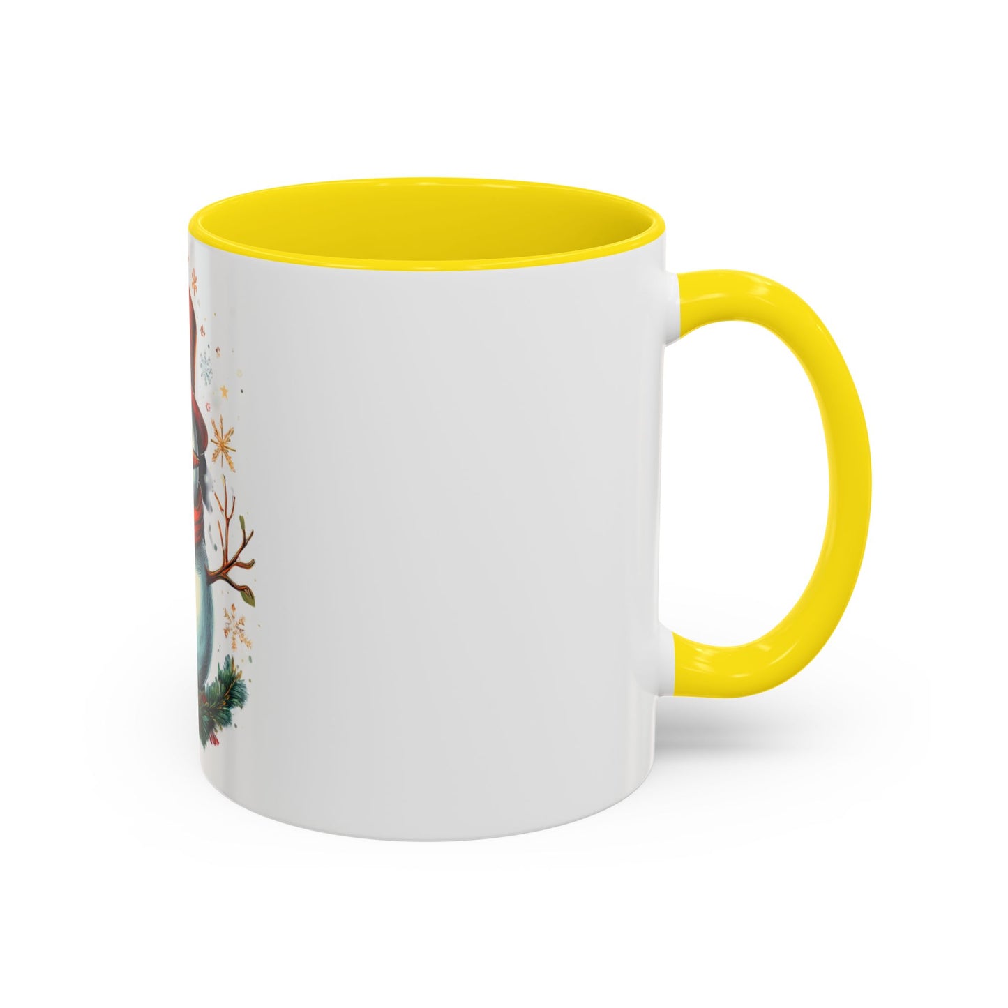 Cozy Snowman Accent Coffee Mug
