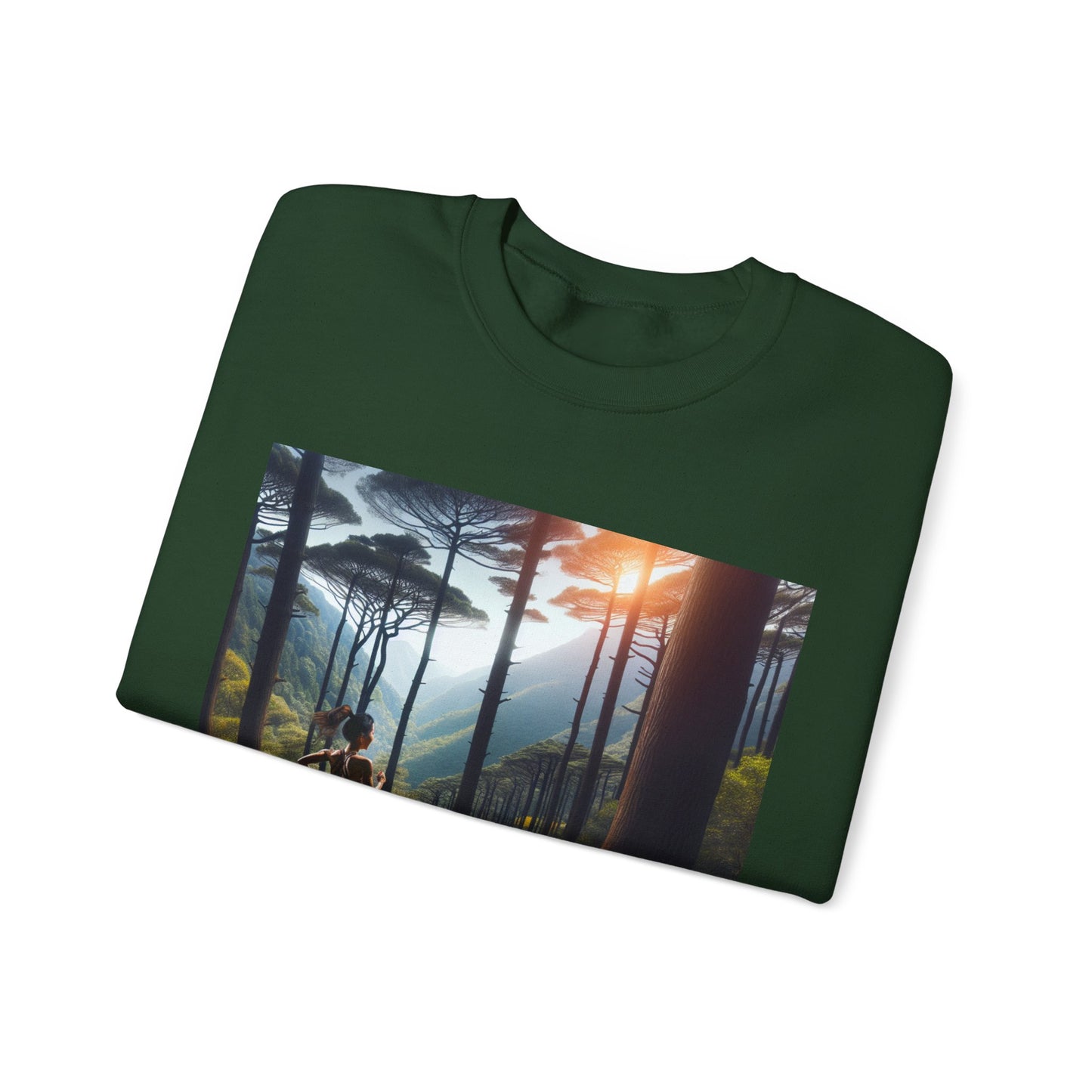 Nature-Inspired Unisex Crewneck Sweatshirt