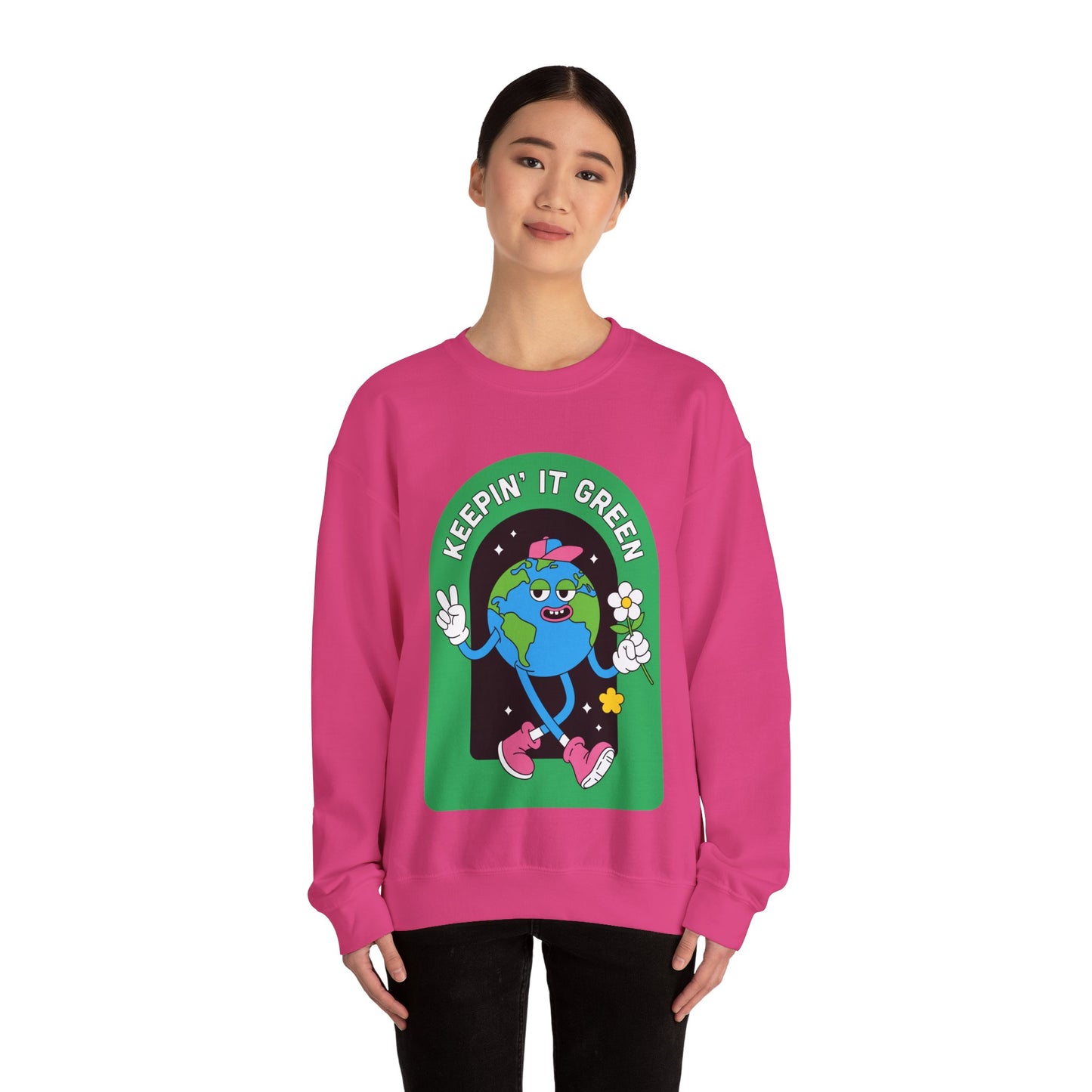 Eco-Friendly Crewneck Sweatshirt