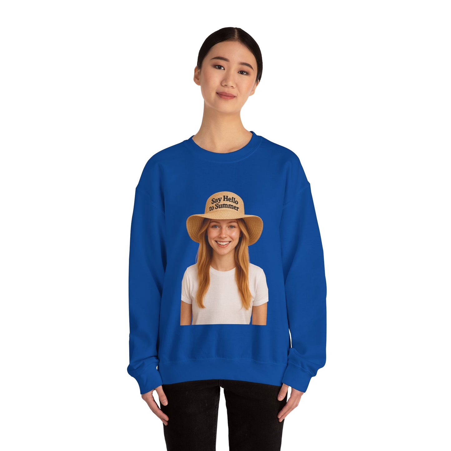 Say Hello to Summer Crewneck Sweatshirt