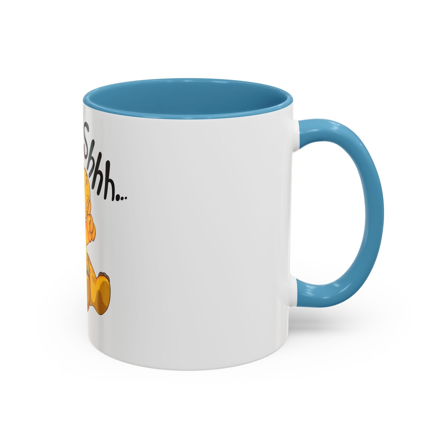 Adorable cartoon Shhh... Dinosaur Accent Coffee Mug