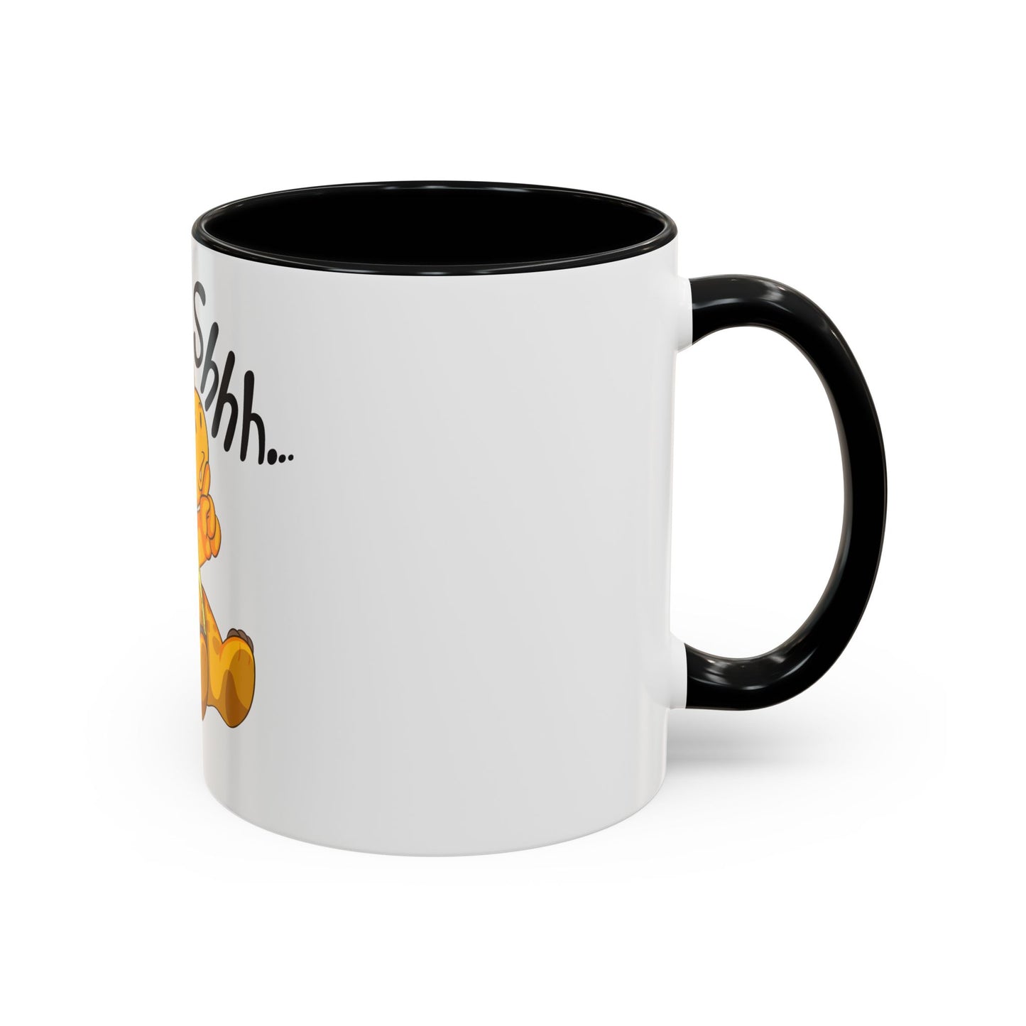 Adorable cartoon Shhh... Dinosaur Accent Coffee Mug