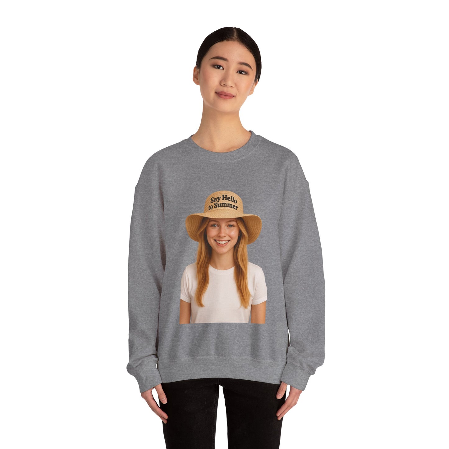 Say Hello to Summer Crewneck Sweatshirt