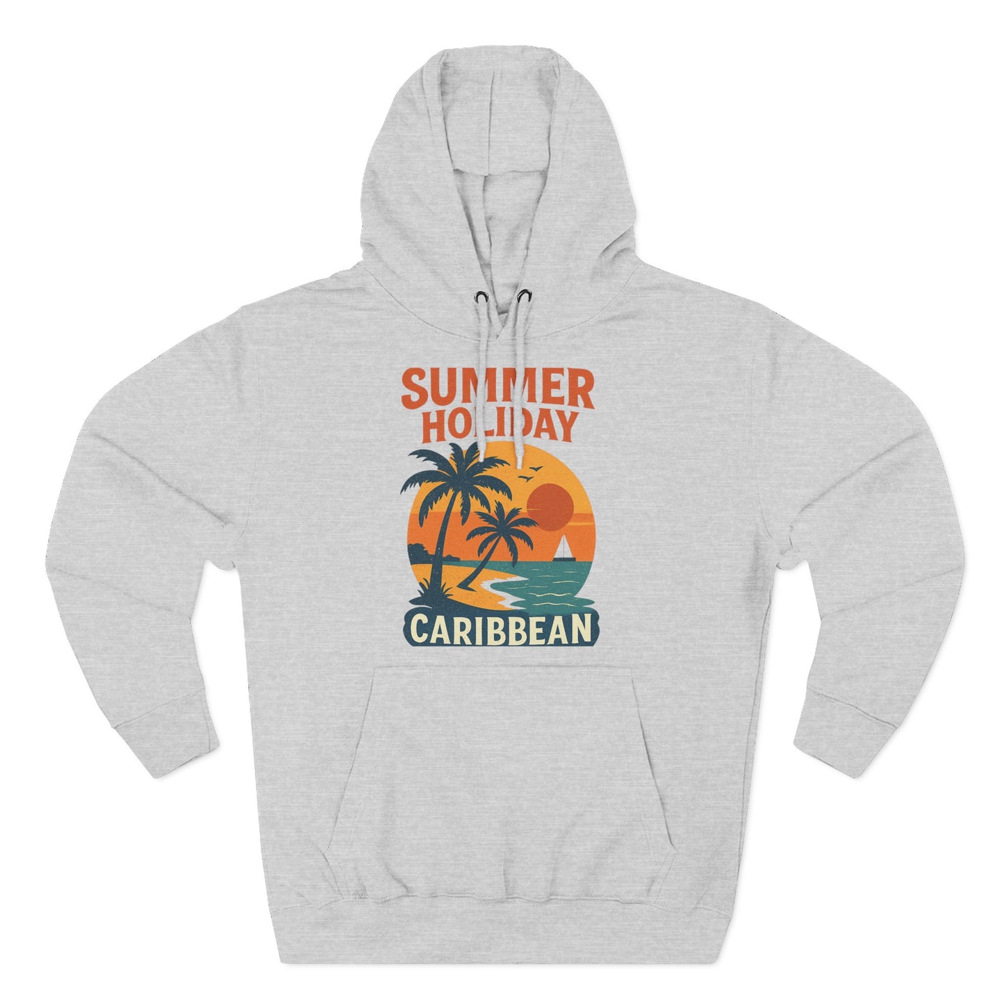 Caribbean Summer Fleece Hoodie