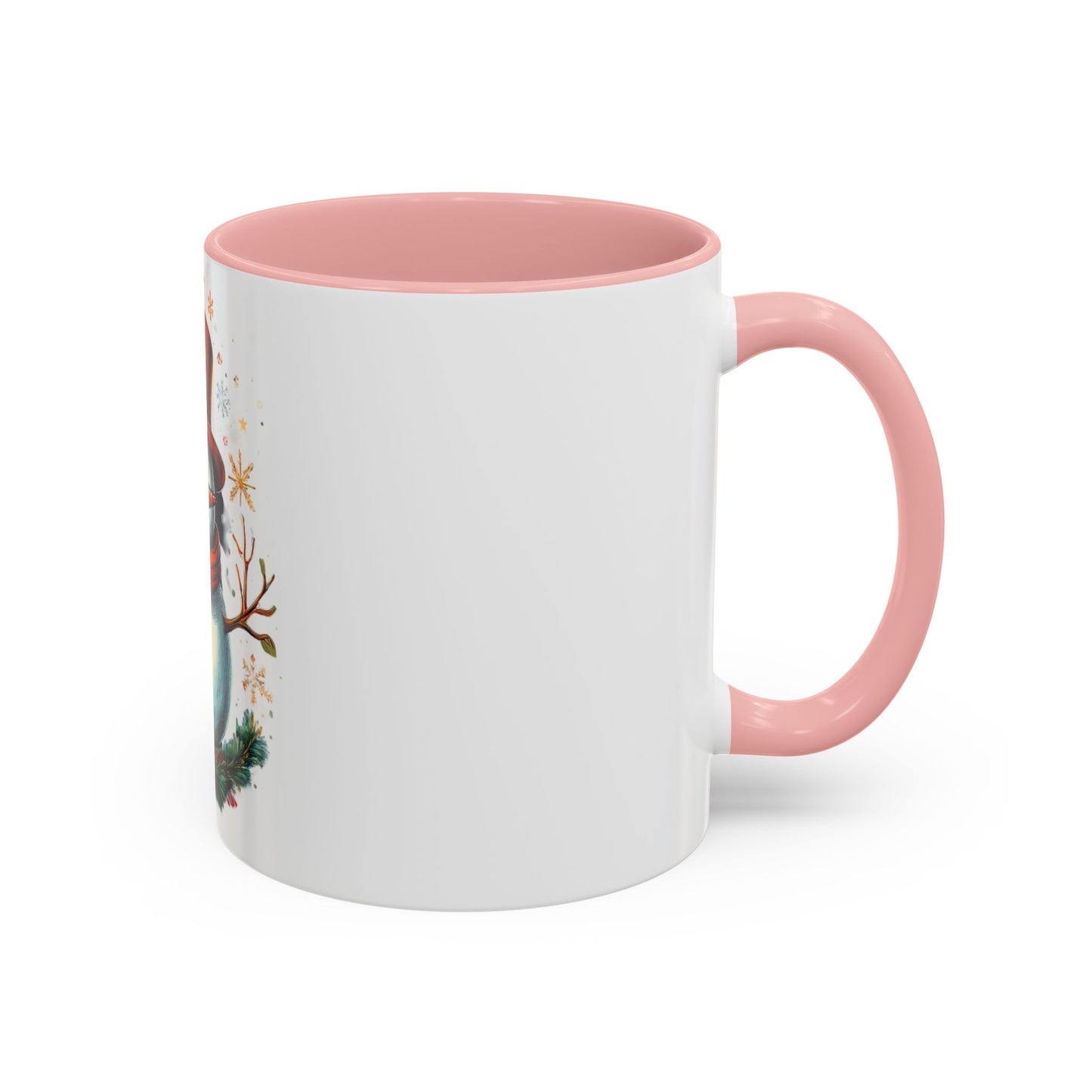 Cozy Snowman Accent Coffee Mug