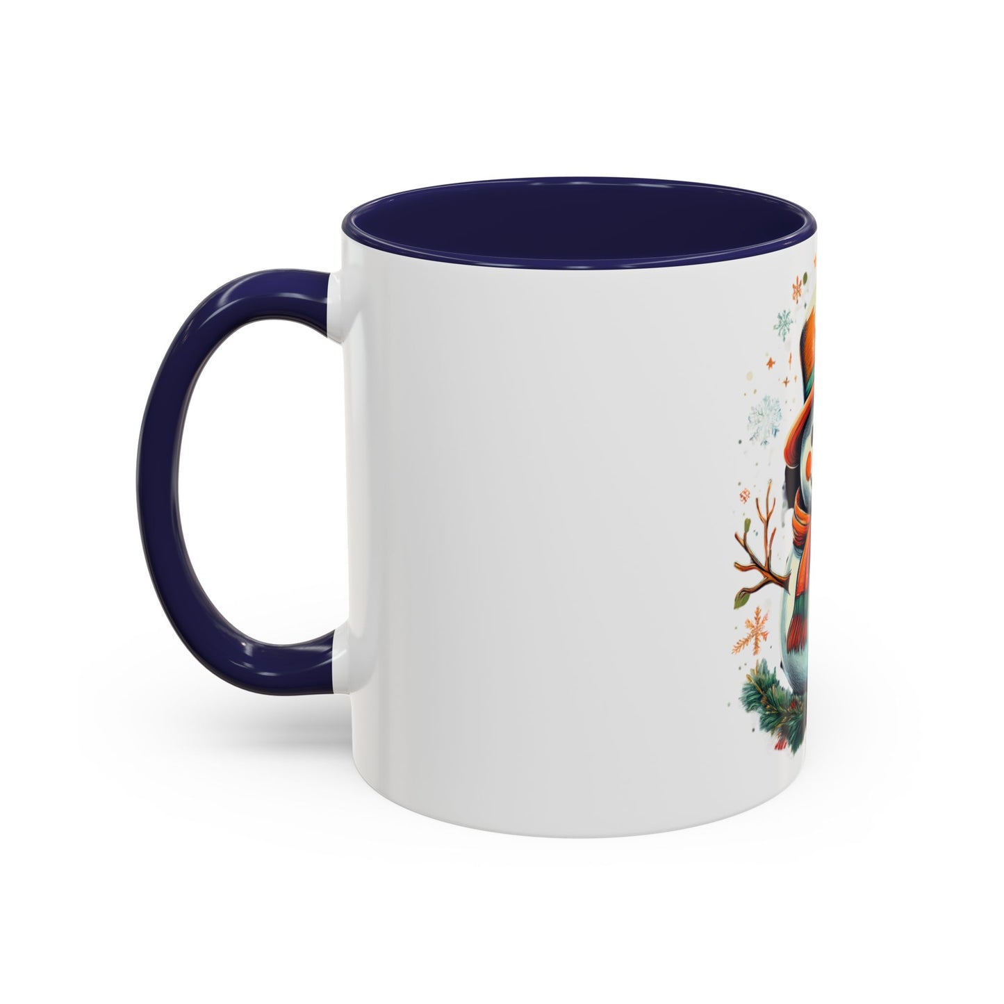 Cozy Snowman Accent Coffee Mug