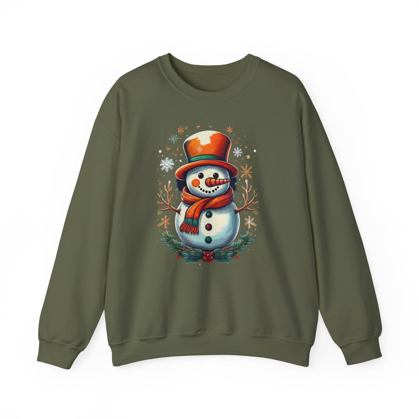 Cozy Snowman Unisex Sweatshirt