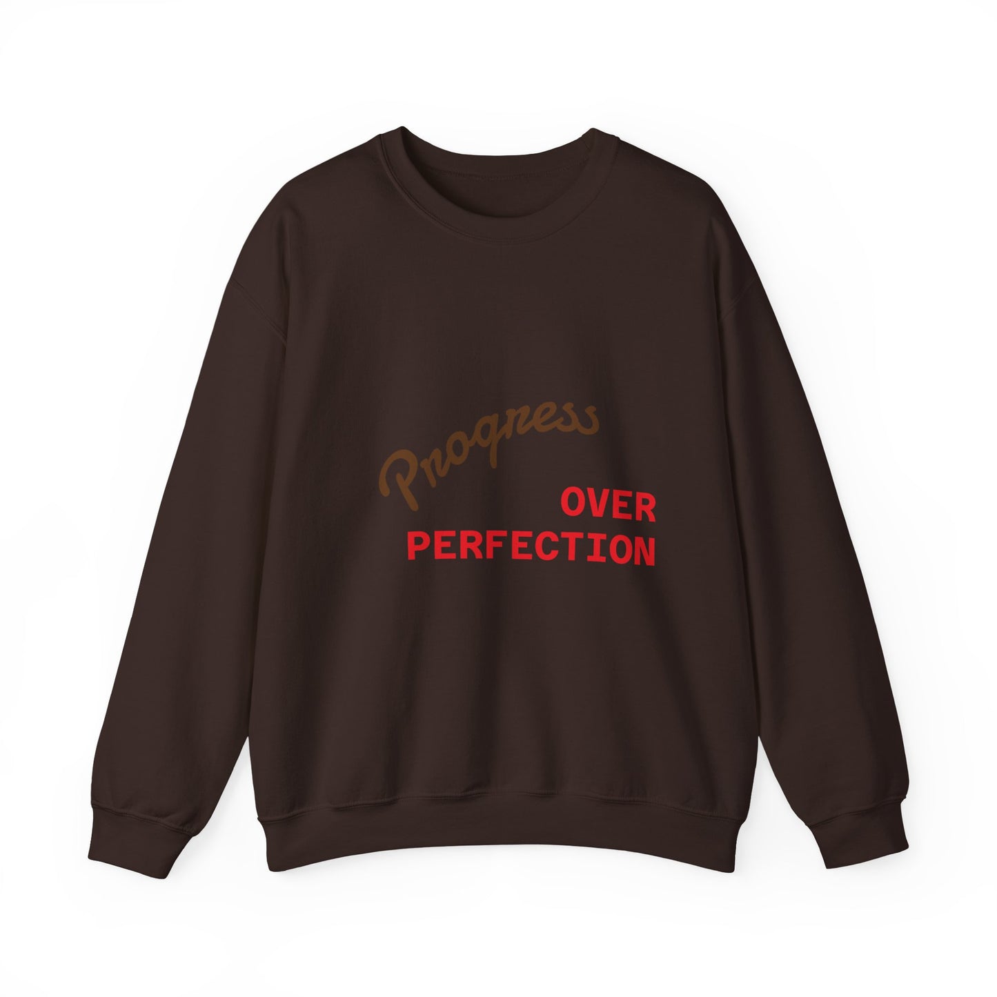 Progress Over Perfection Unisex Crewneck Sweatshirt