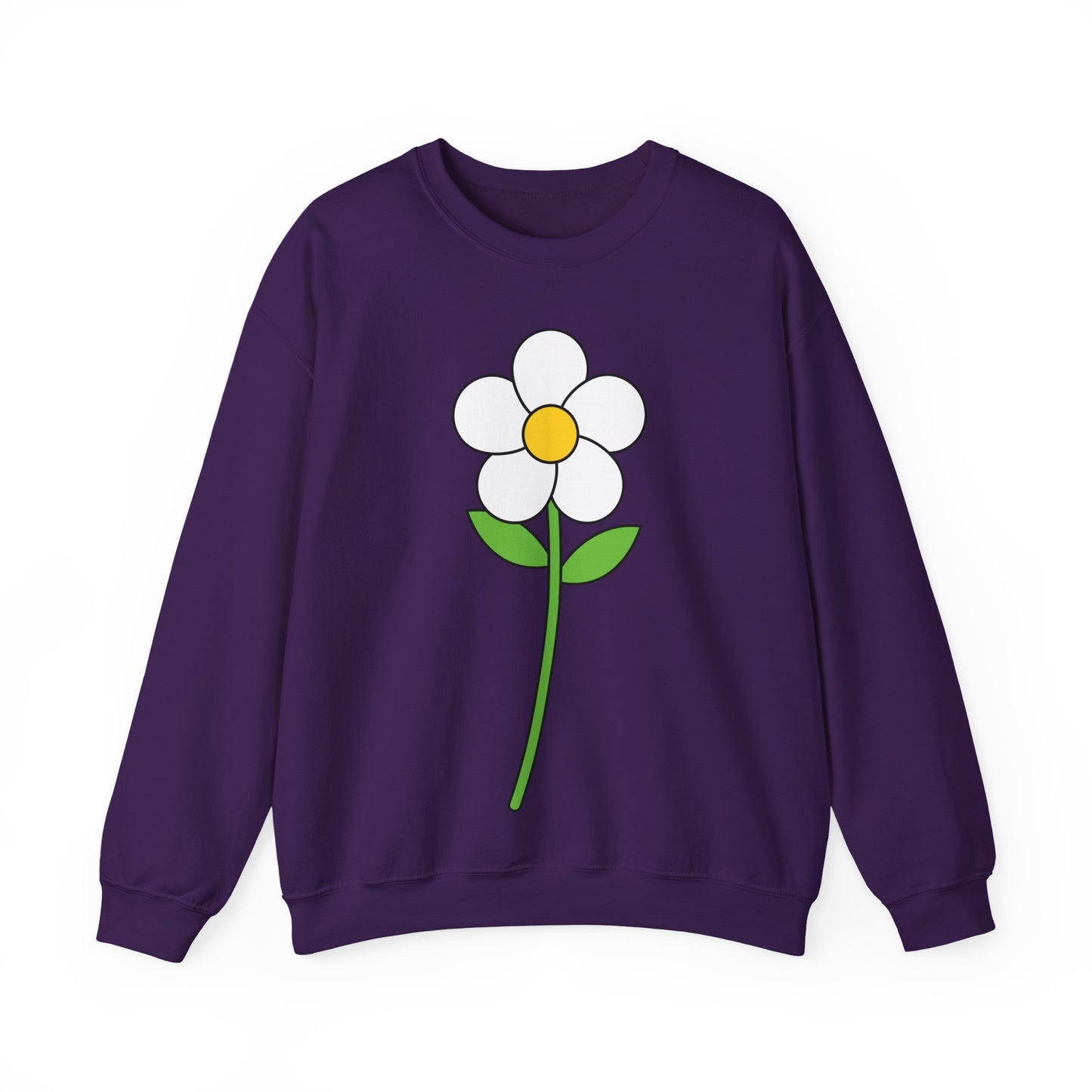 Cozy Floral Design Unisex Crewneck Sweatshirt