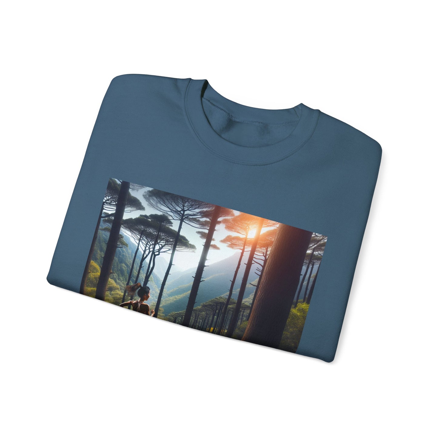 Nature-Inspired Unisex Crewneck Sweatshirt
