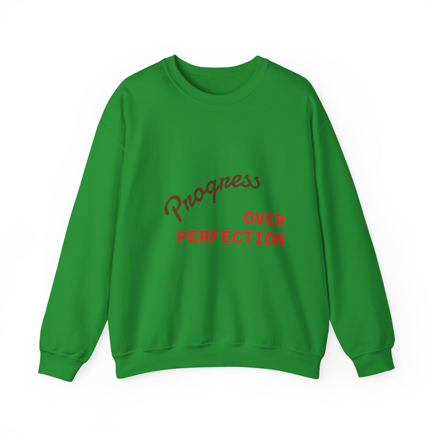 Progress Over Perfection Unisex Crewneck Sweatshirt
