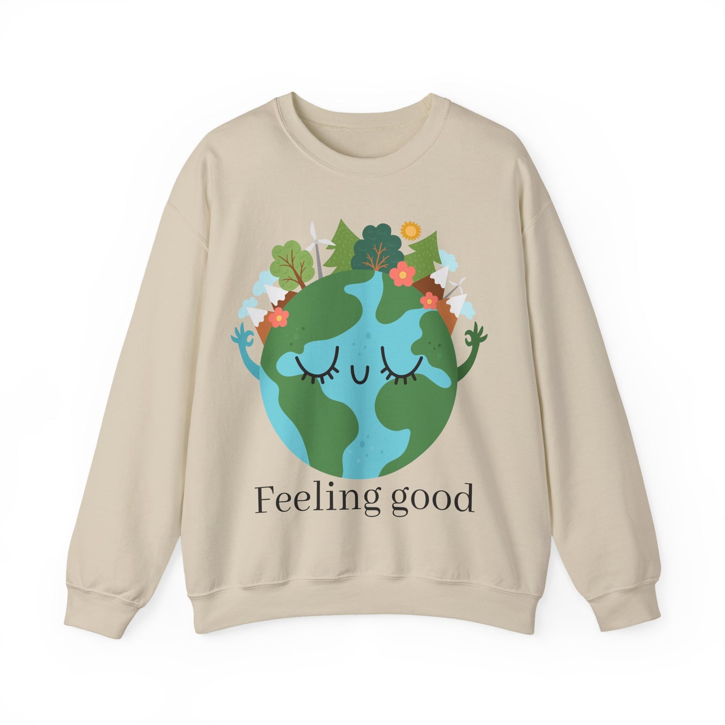 Eco-Friendly Cartoon Crewneck Sweatshirt