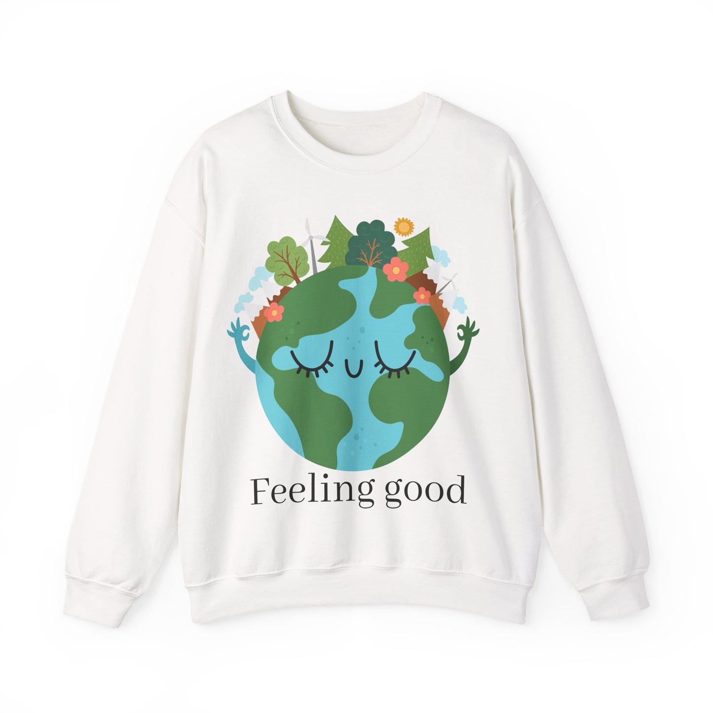 Eco-Friendly Cartoon Crewneck Sweatshirt