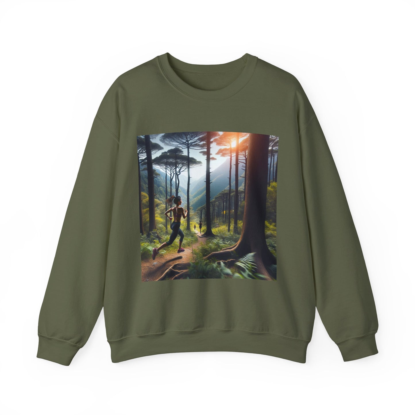 Nature-Inspired Unisex Crewneck Sweatshirt