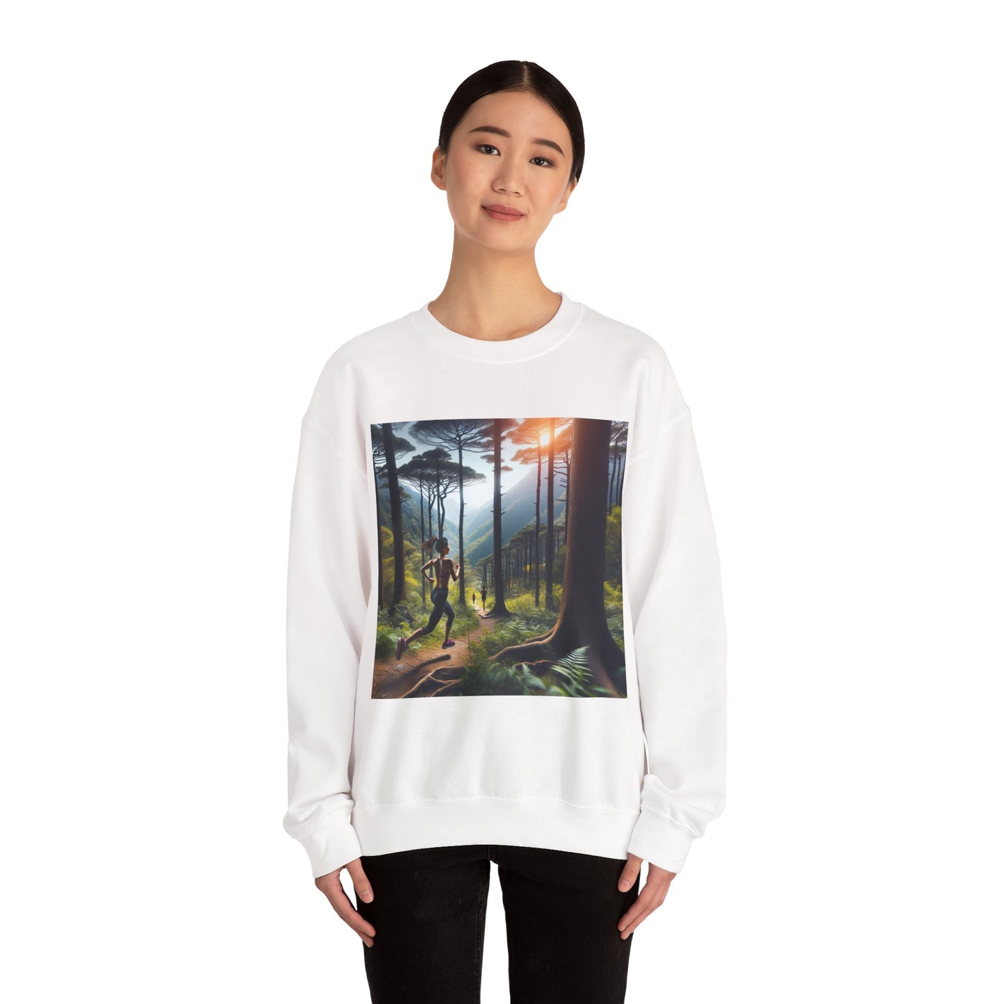 Nature-Inspired Unisex Crewneck Sweatshirt