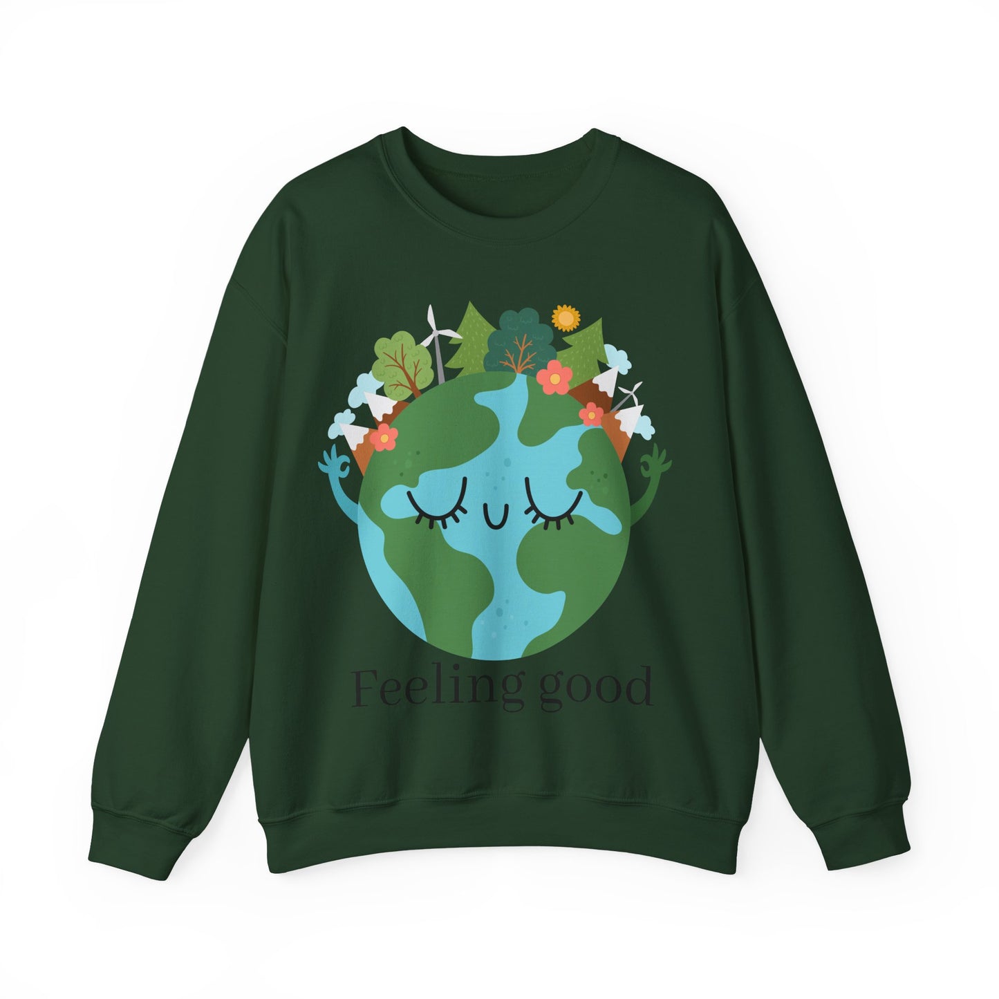 Eco-Friendly Cartoon Crewneck Sweatshirt