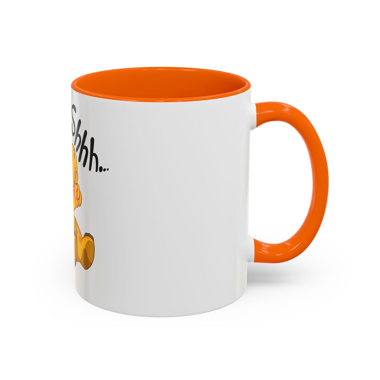 Adorable cartoon Shhh... Dinosaur Accent Coffee Mug
