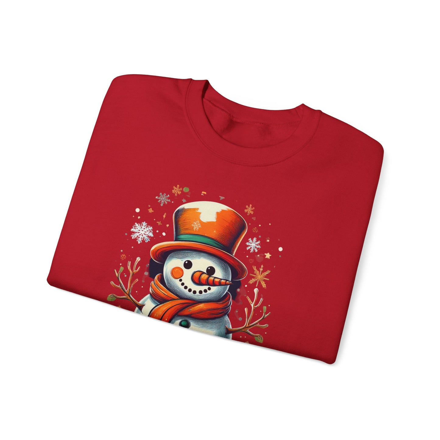 Cozy Snowman Unisex Sweatshirt
