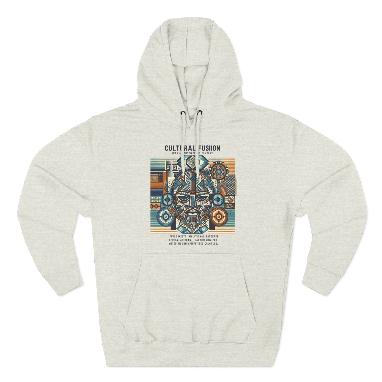 Cultural Fusion Three-Panel Fleece Hoodie