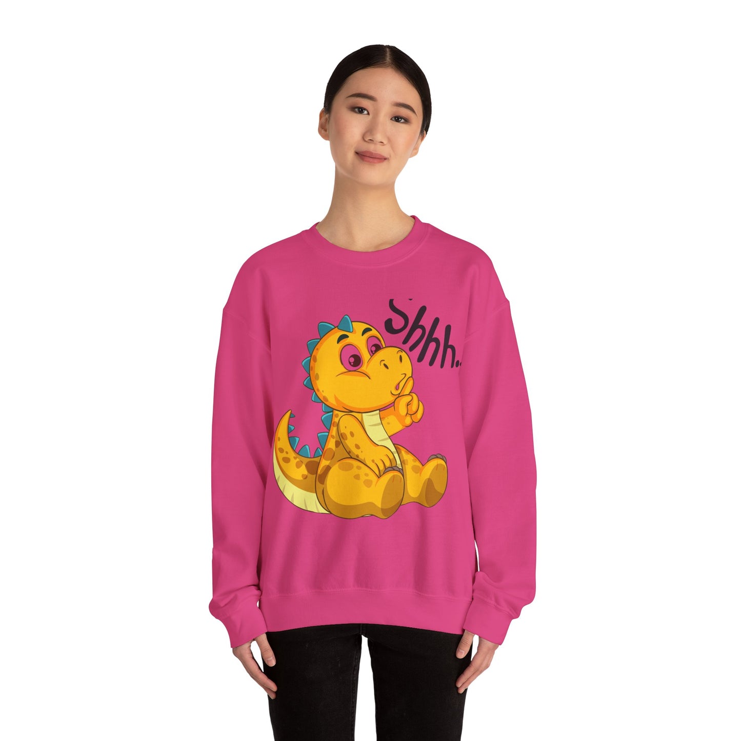 Adorable cartoon Dinosaur Crewneck Sweatshirt