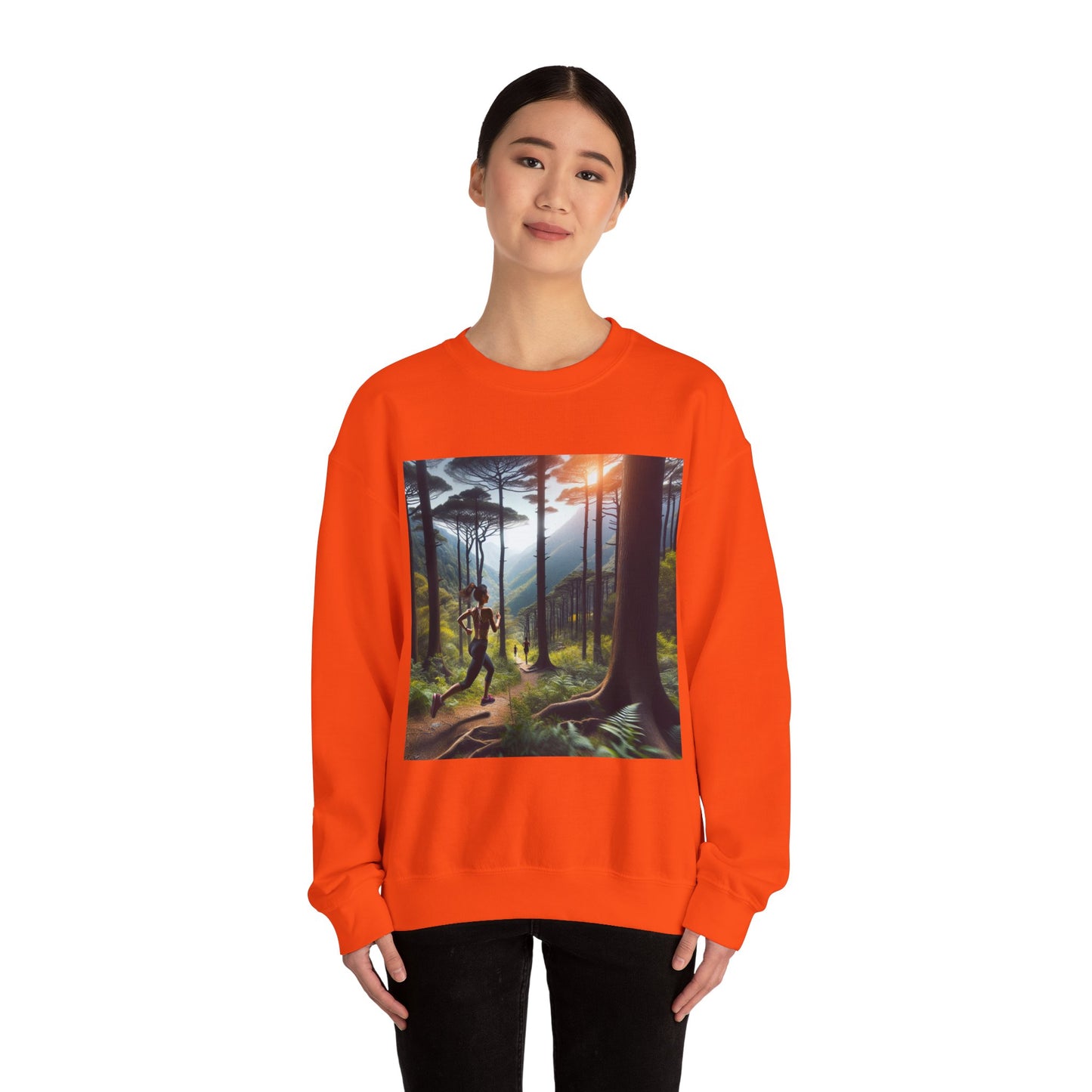 Nature-Inspired Unisex Crewneck Sweatshirt