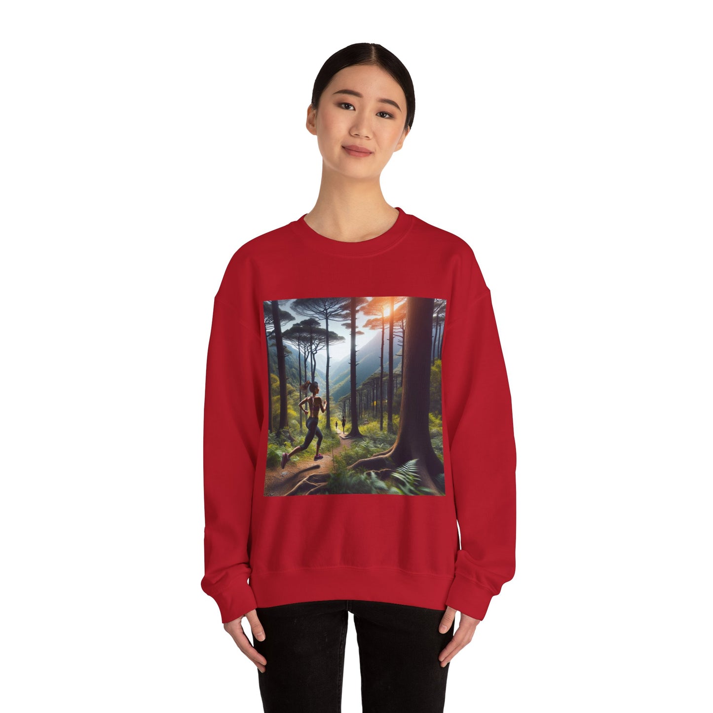 Nature-Inspired Unisex Crewneck Sweatshirt