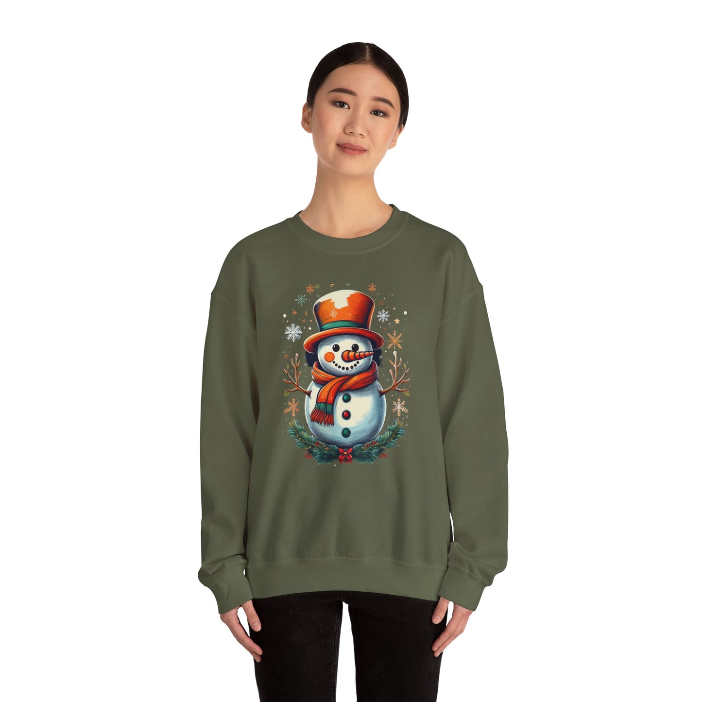 Cozy Snowman Unisex Sweatshirt