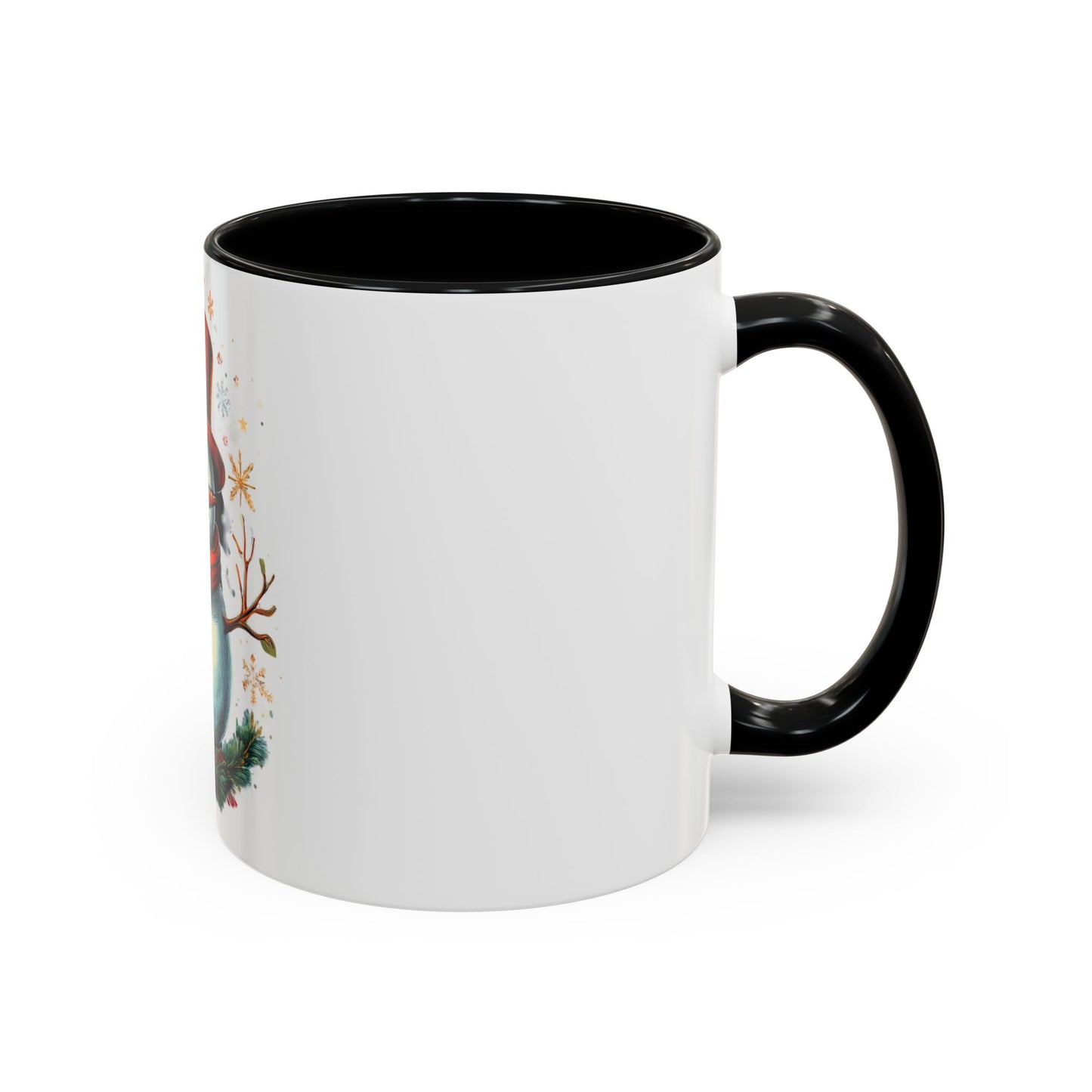 Cozy Snowman Accent Coffee Mug