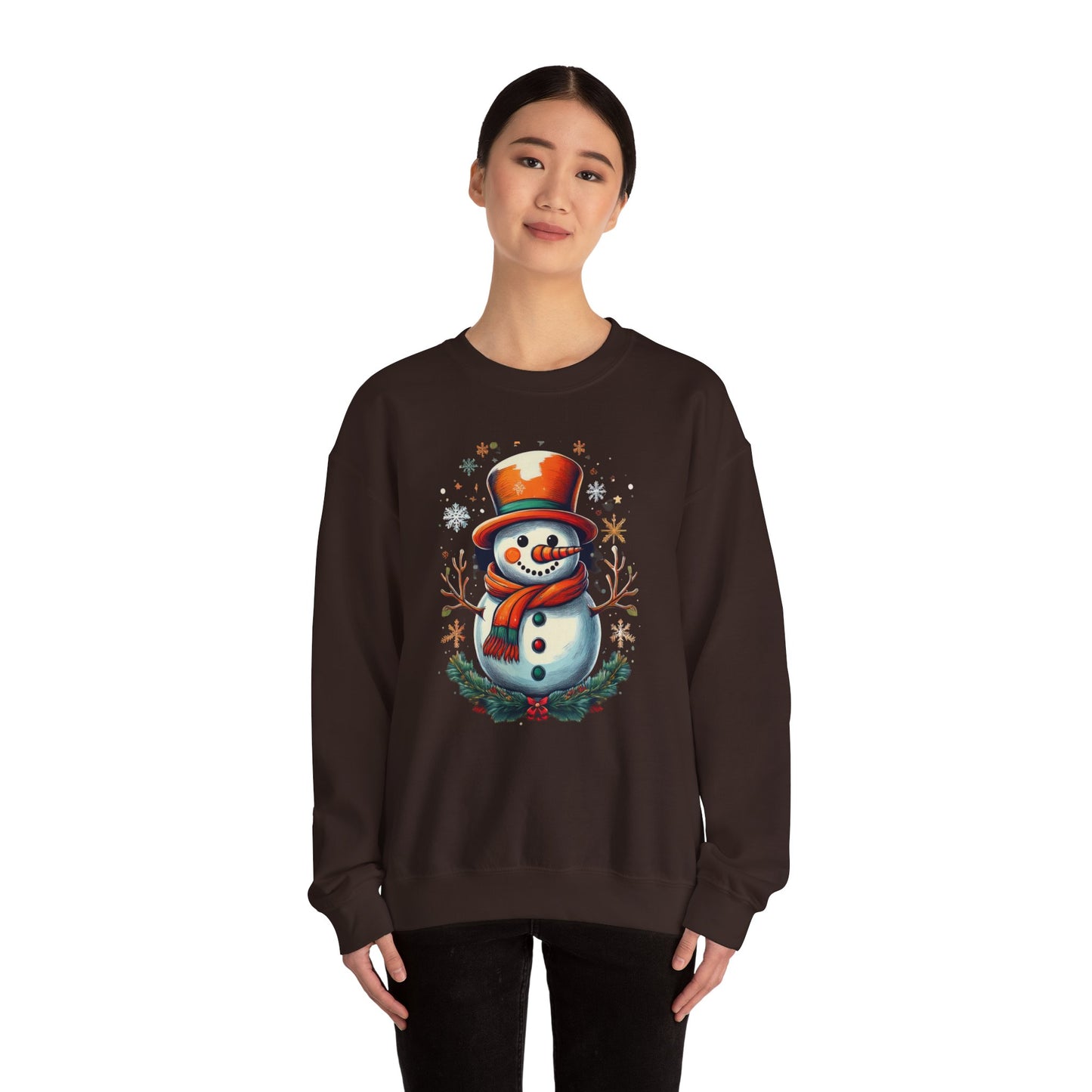 Cozy Snowman Unisex Sweatshirt
