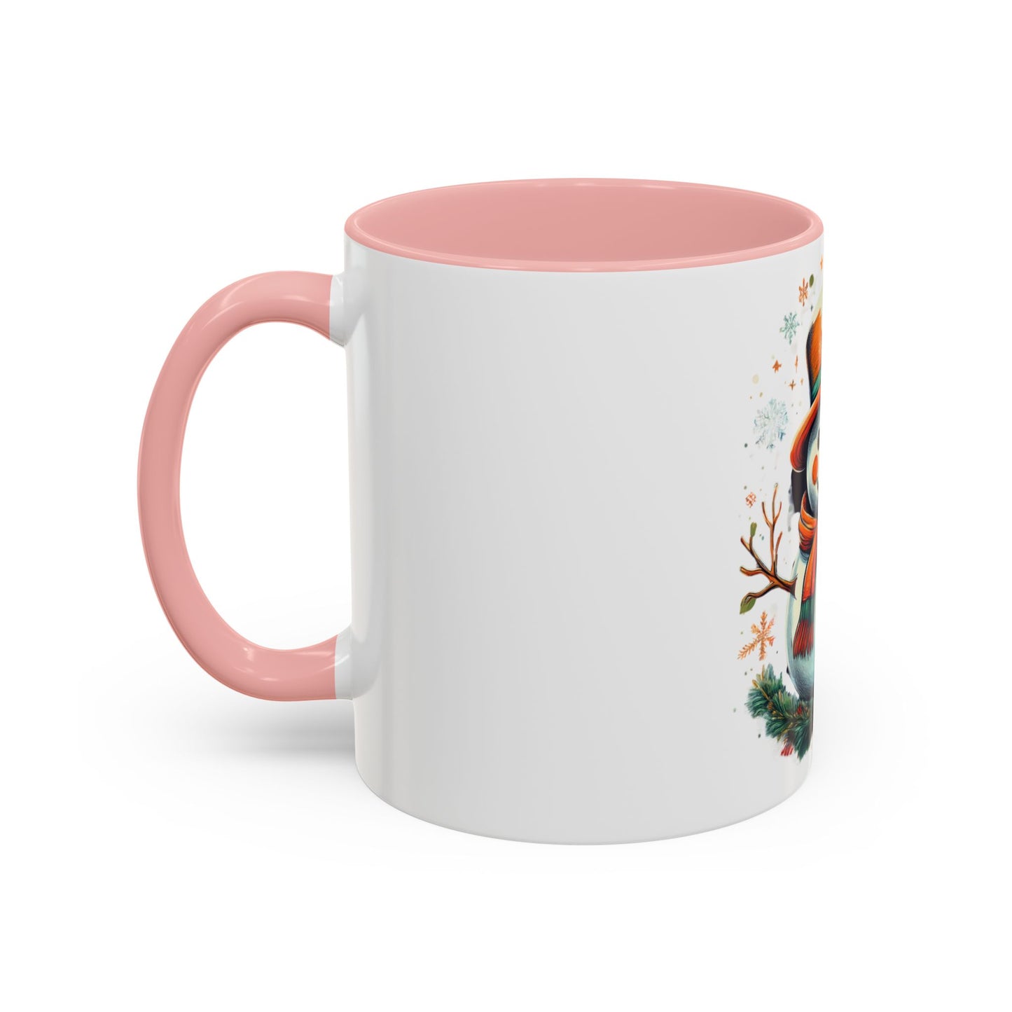Cozy Snowman Accent Coffee Mug