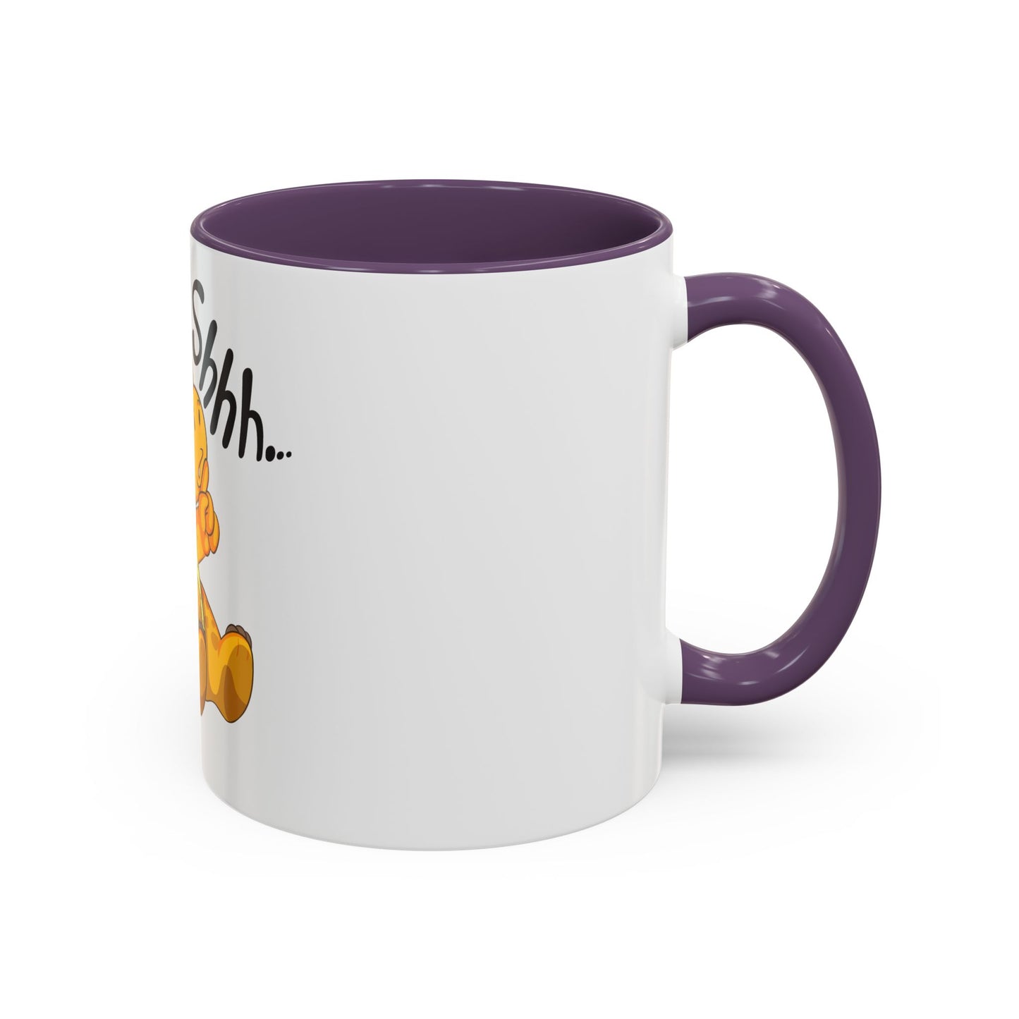 Adorable cartoon Shhh... Dinosaur Accent Coffee Mug