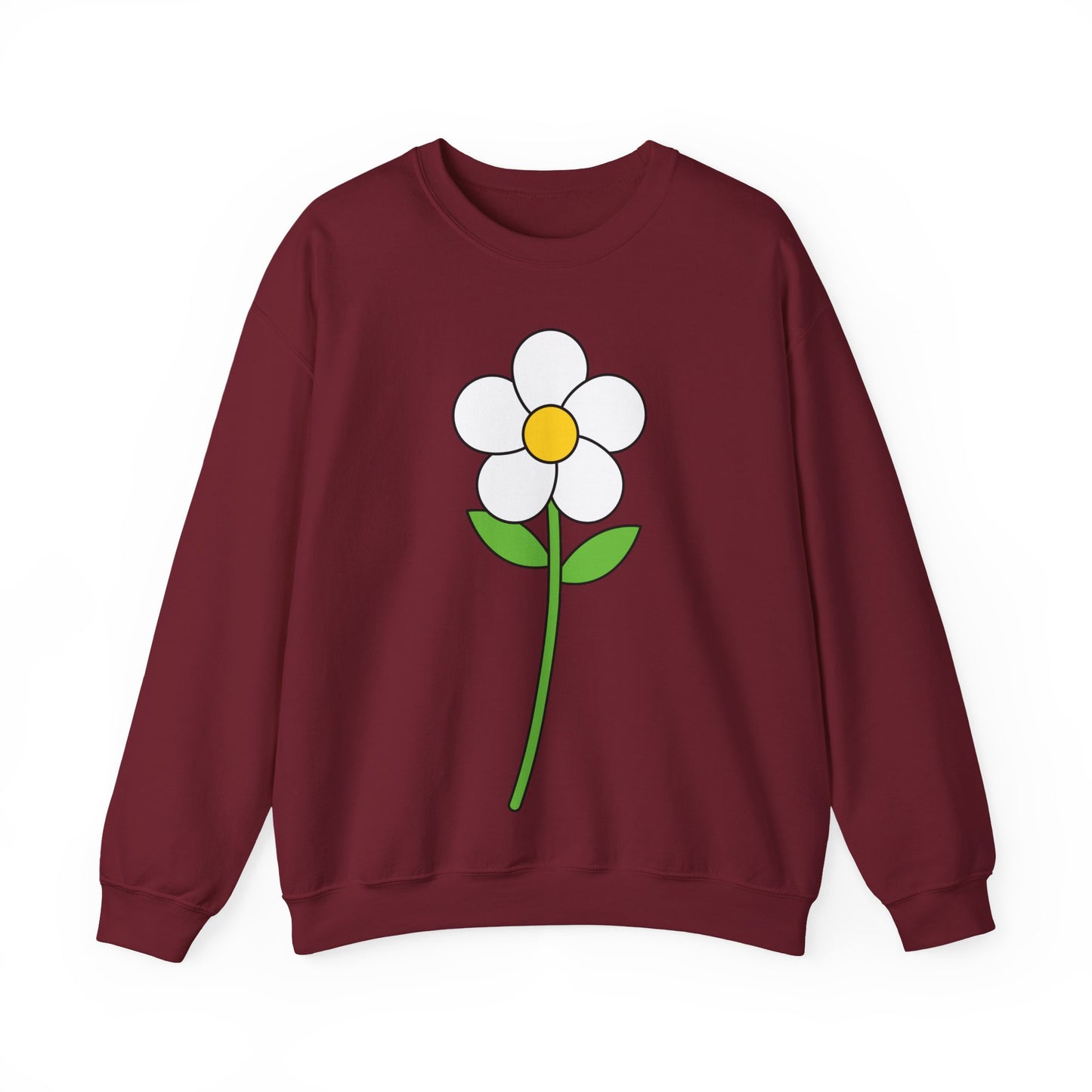 Cozy Floral Design Unisex Crewneck Sweatshirt