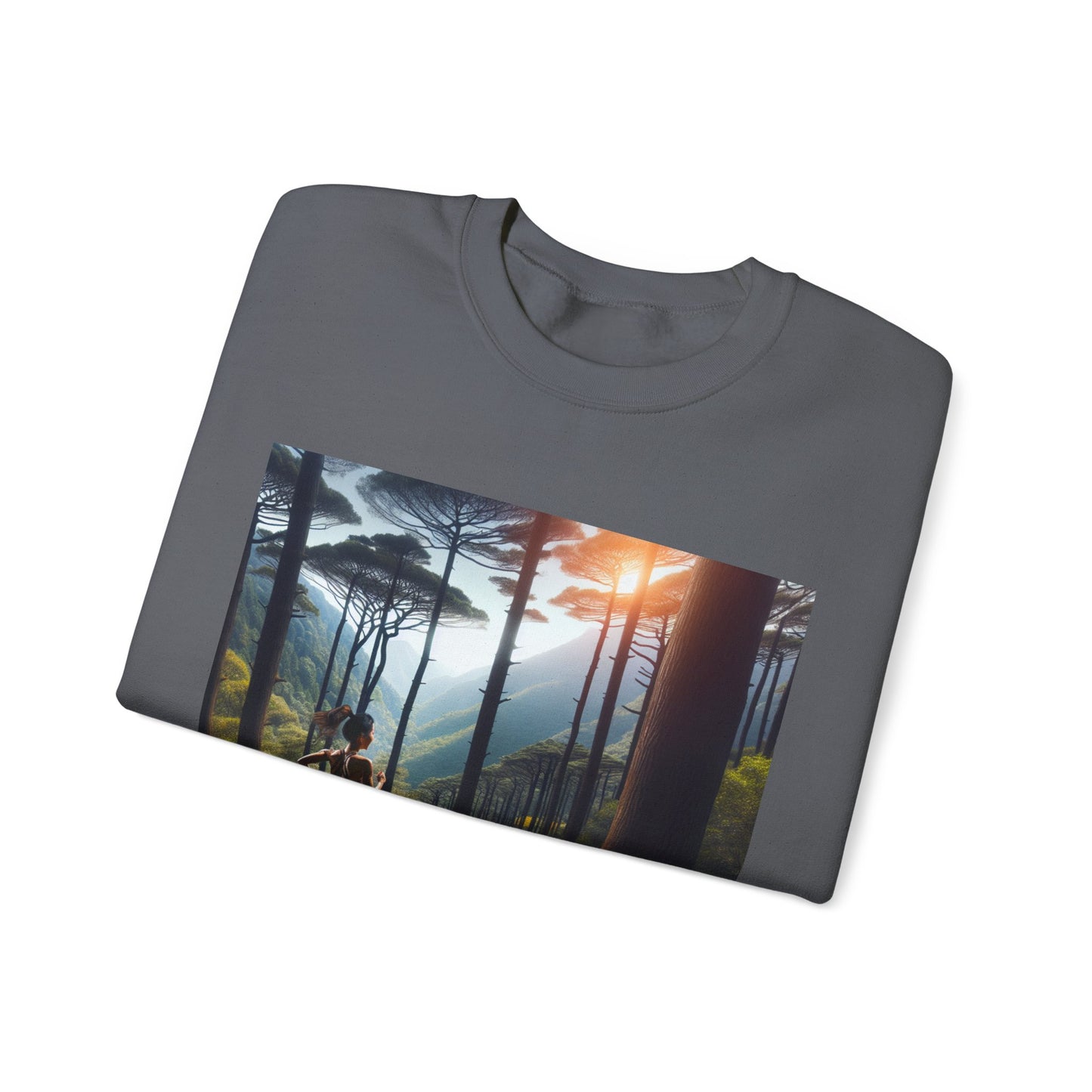 Nature-Inspired Unisex Crewneck Sweatshirt