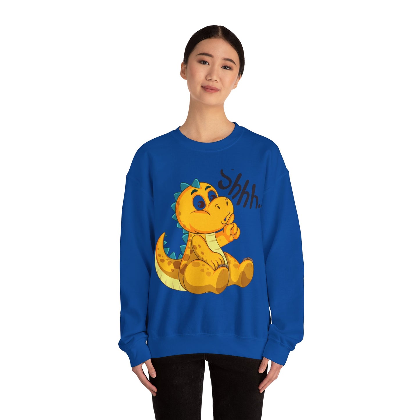 Adorable cartoon Dinosaur Crewneck Sweatshirt