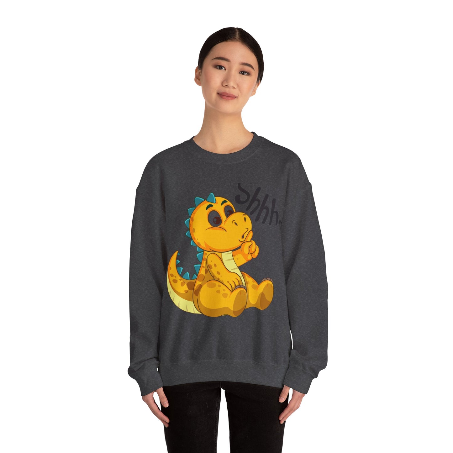 Adorable cartoon Dinosaur Crewneck Sweatshirt