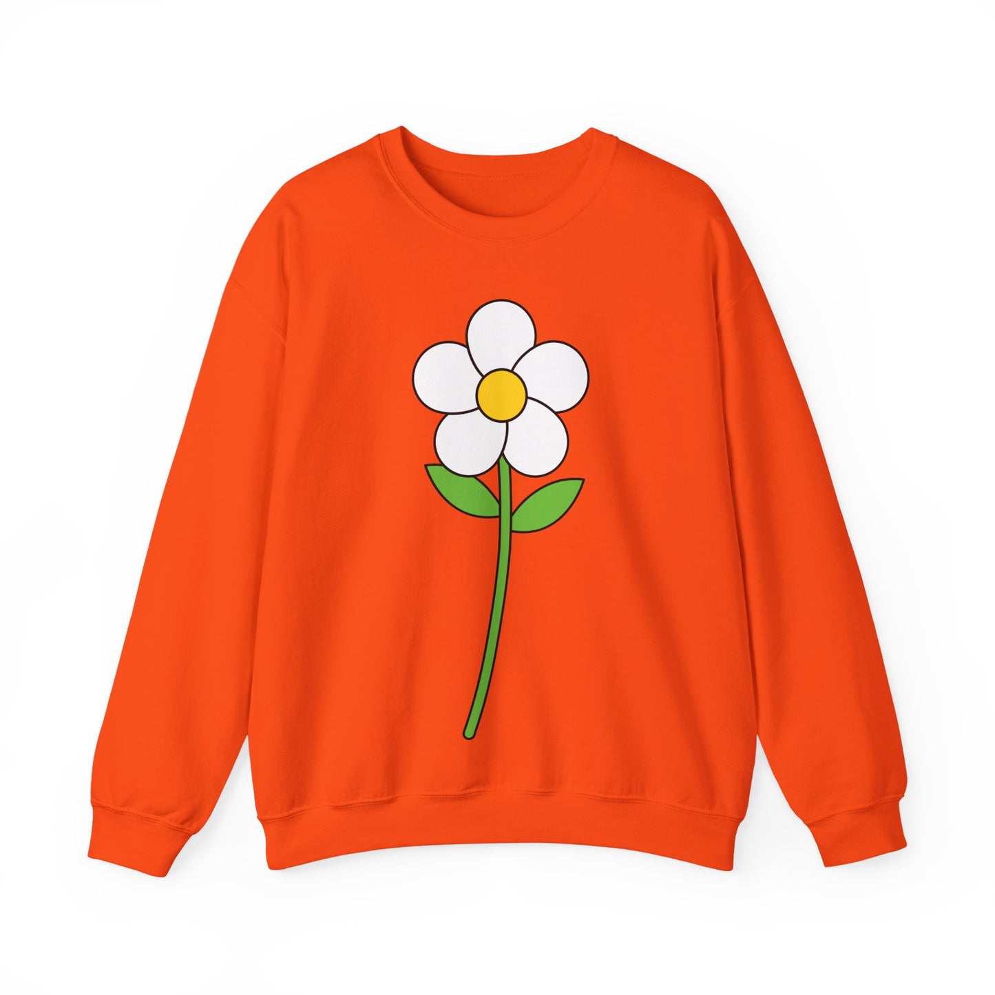 Cozy Floral Design Unisex Crewneck Sweatshirt