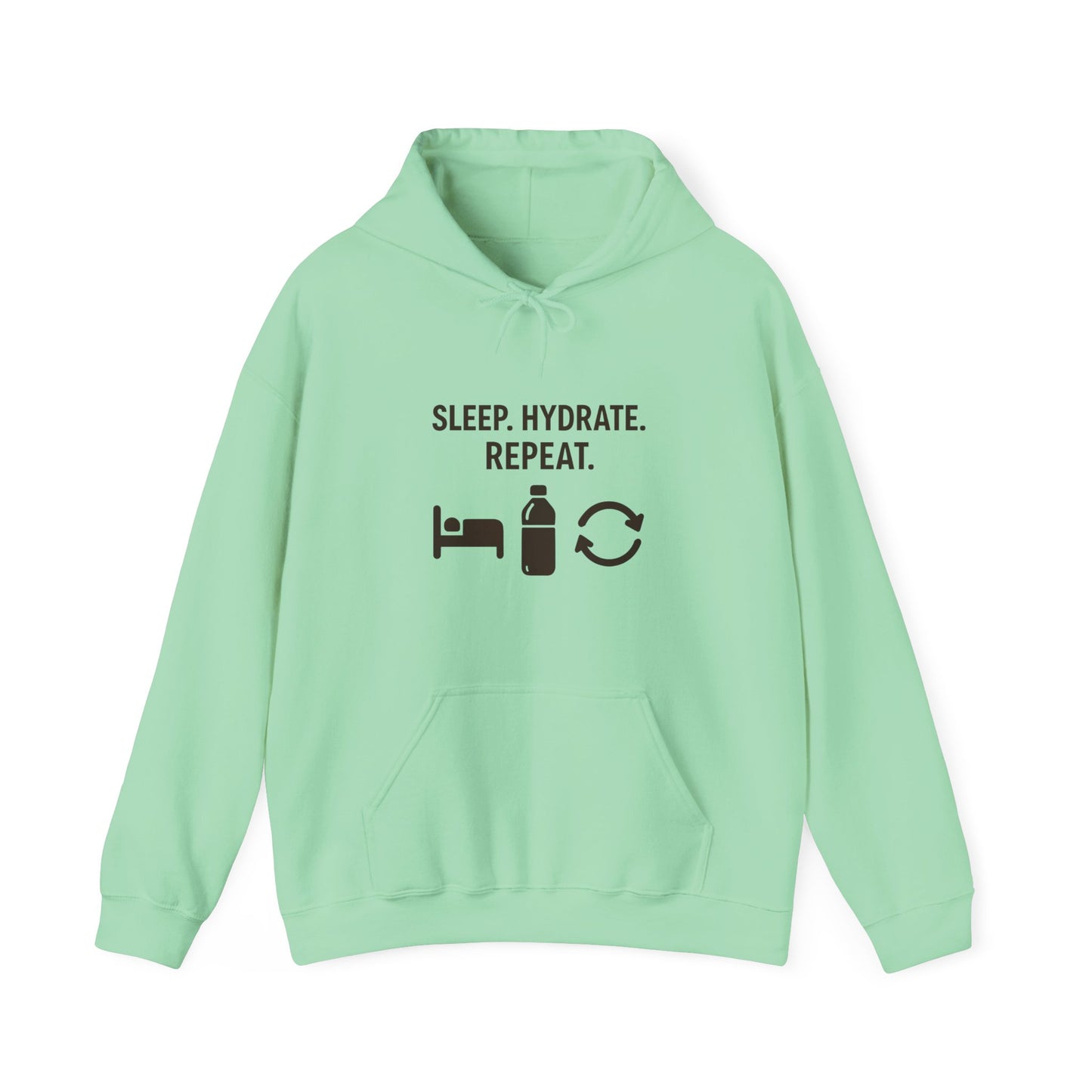 Sleep Hydrate Repeat Hoodie Unisex