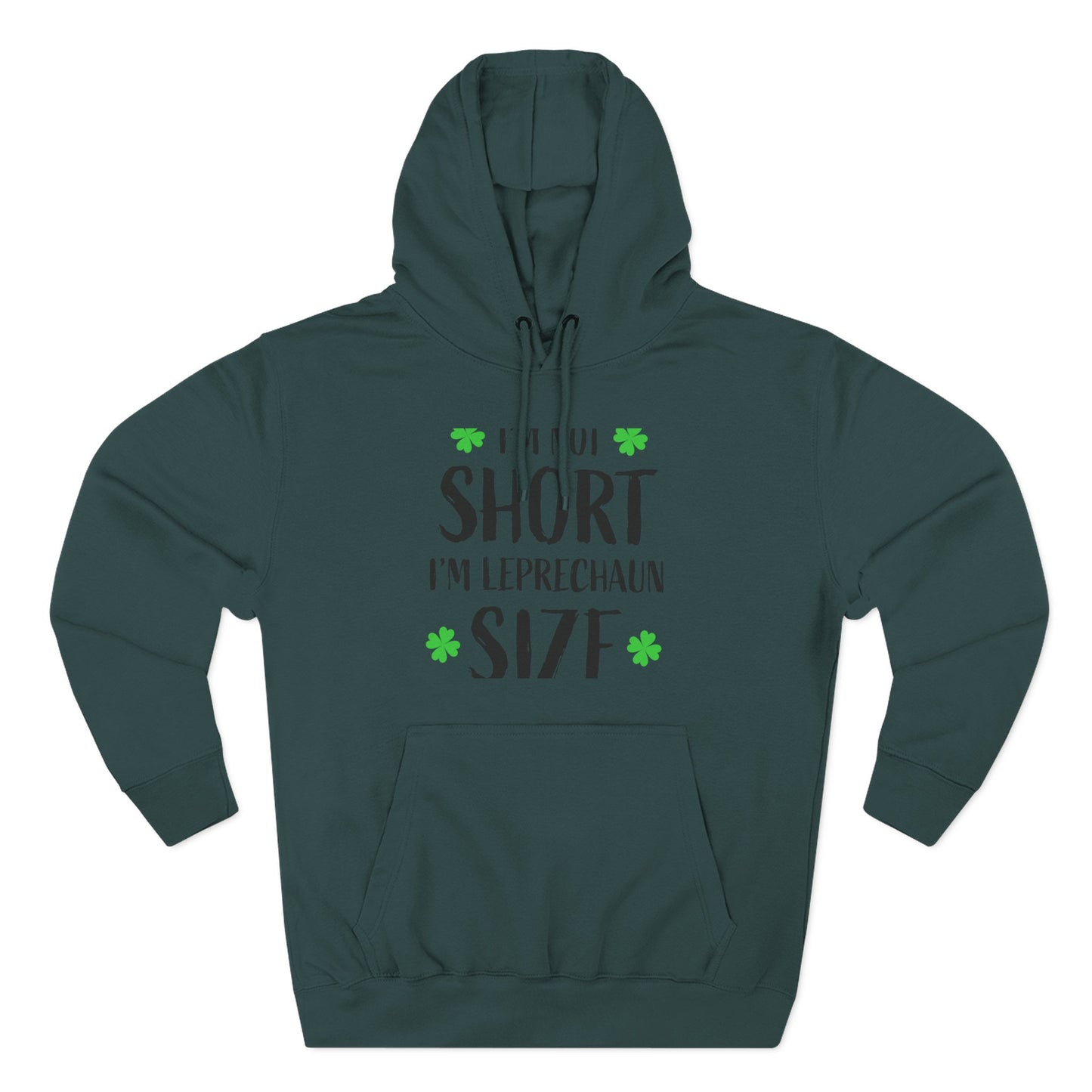 Funny St. Patrick's Day Hoodie, Leprechaun Size