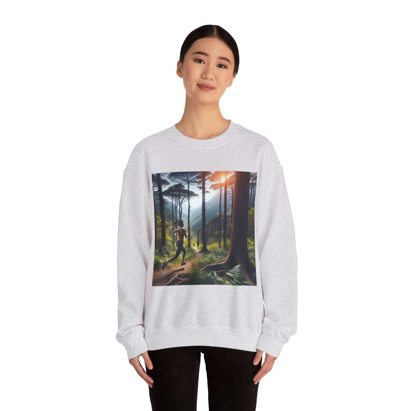 Nature-Inspired Unisex Crewneck Sweatshirt