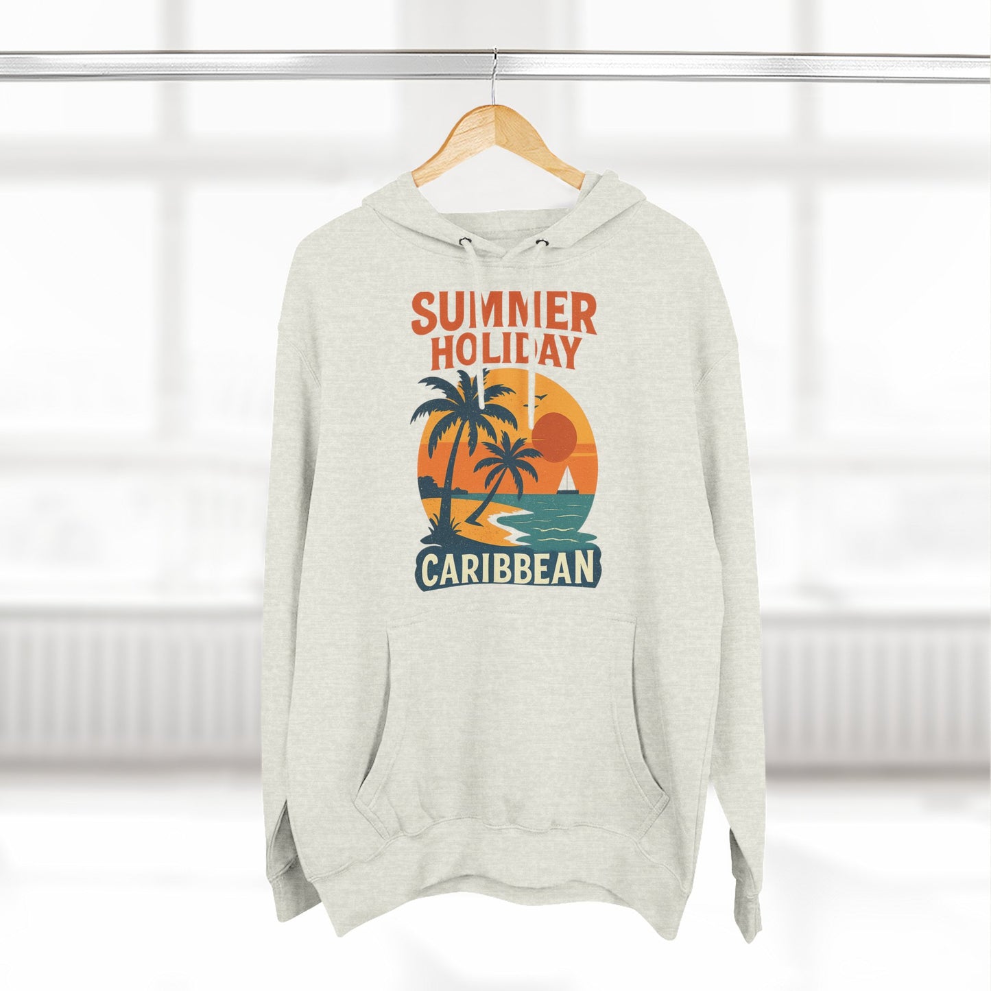 Caribbean Summer Fleece Hoodie