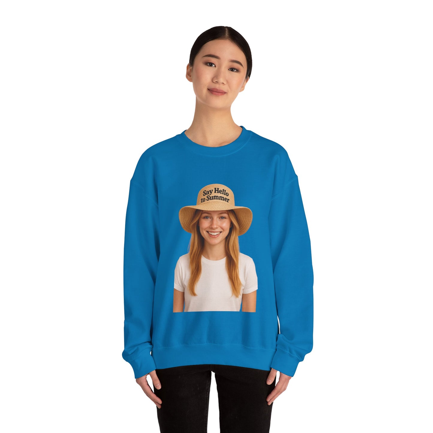 Say Hello to Summer Crewneck Sweatshirt