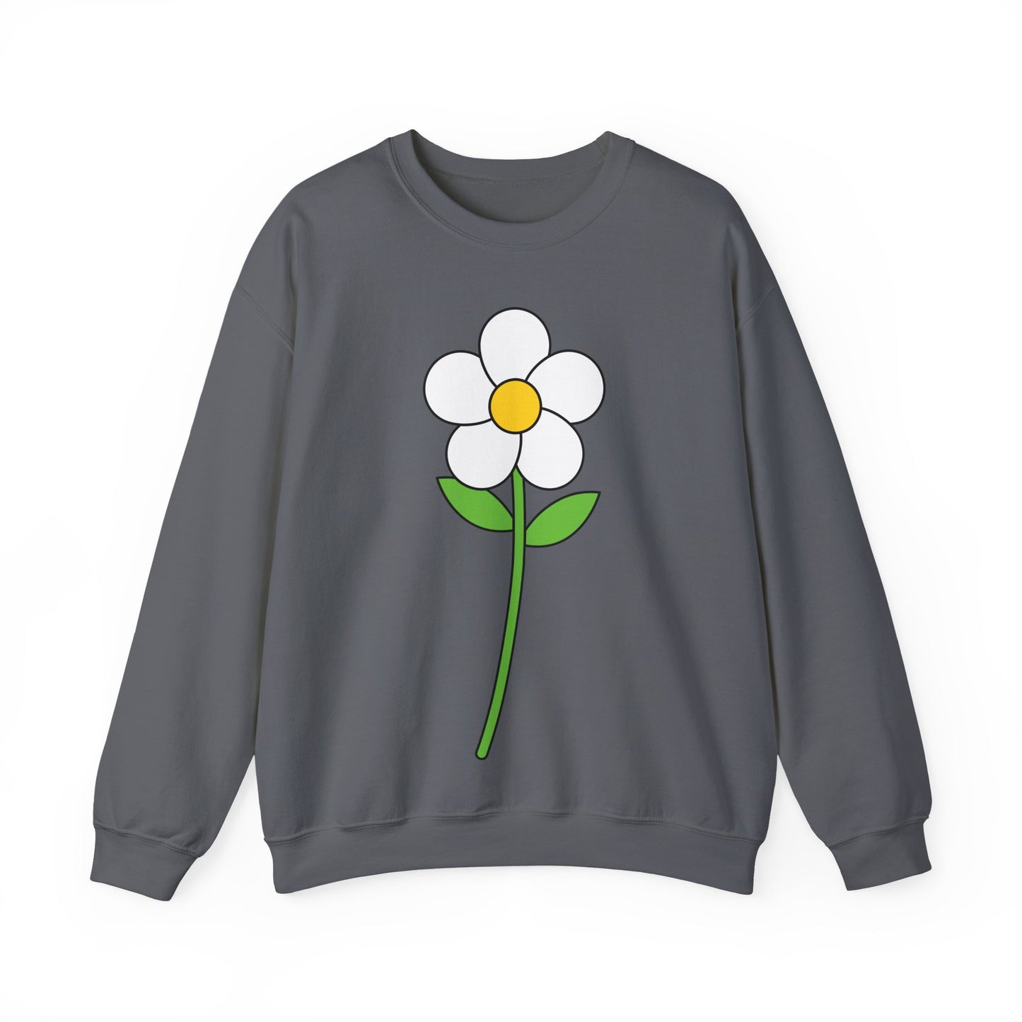 Cozy Floral Design Unisex Crewneck Sweatshirt