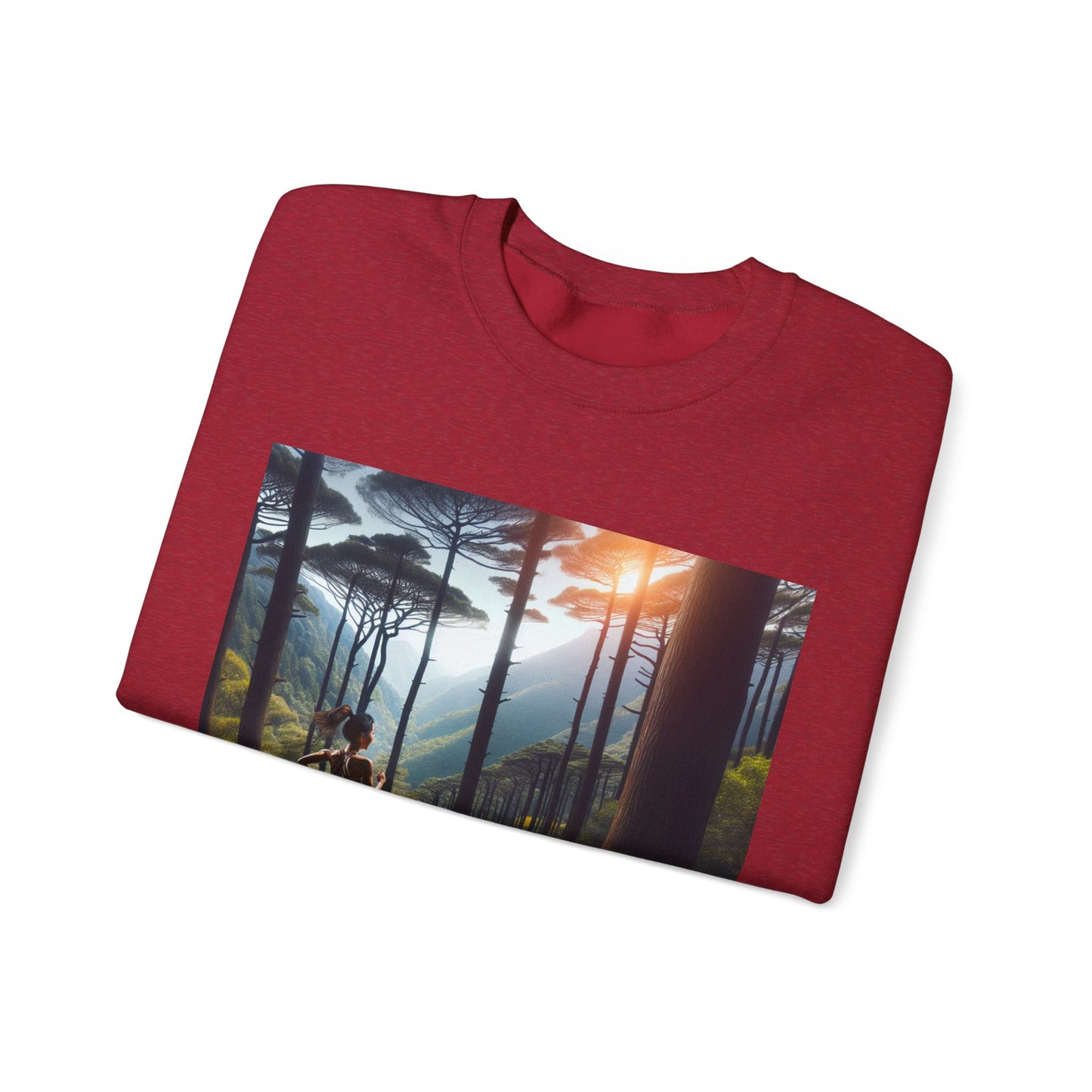 Nature-Inspired Unisex Crewneck Sweatshirt