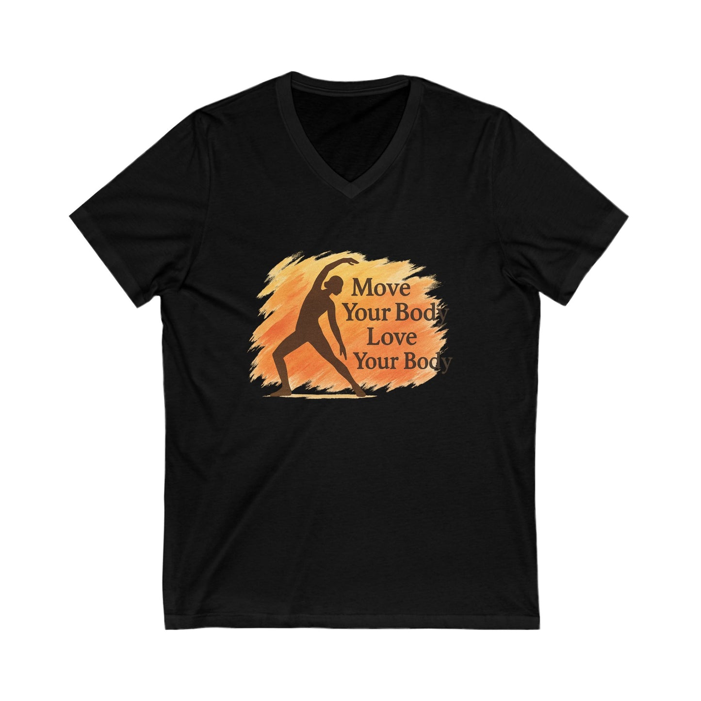 Move Your Body V-Neck T-Shirt