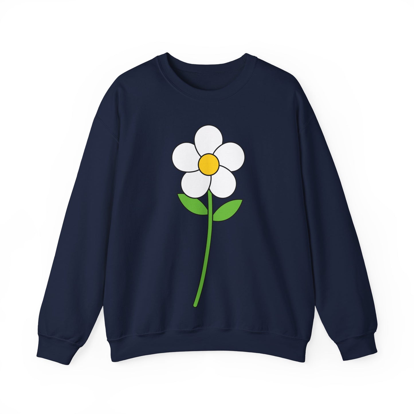 Cozy Floral Design Unisex Crewneck Sweatshirt