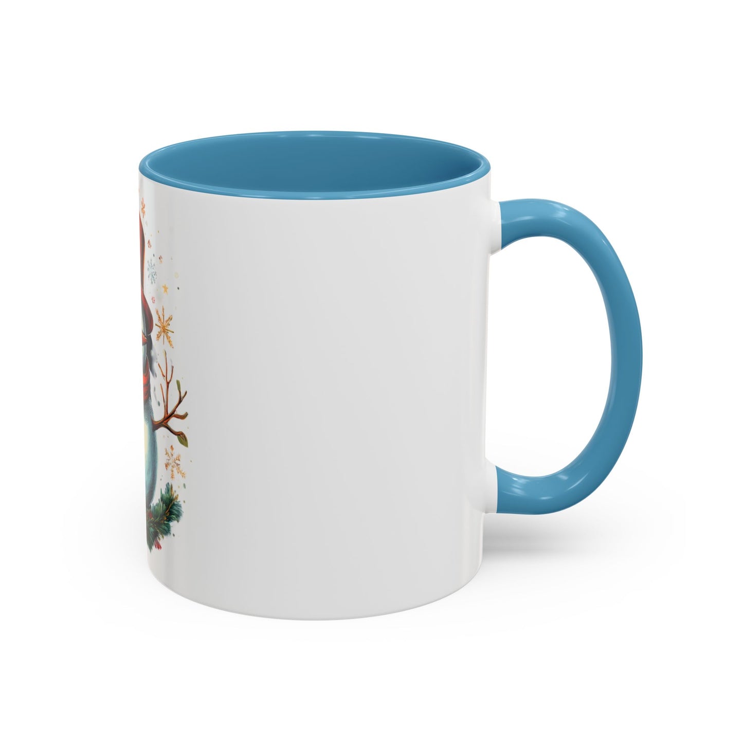 Cozy Snowman Accent Coffee Mug