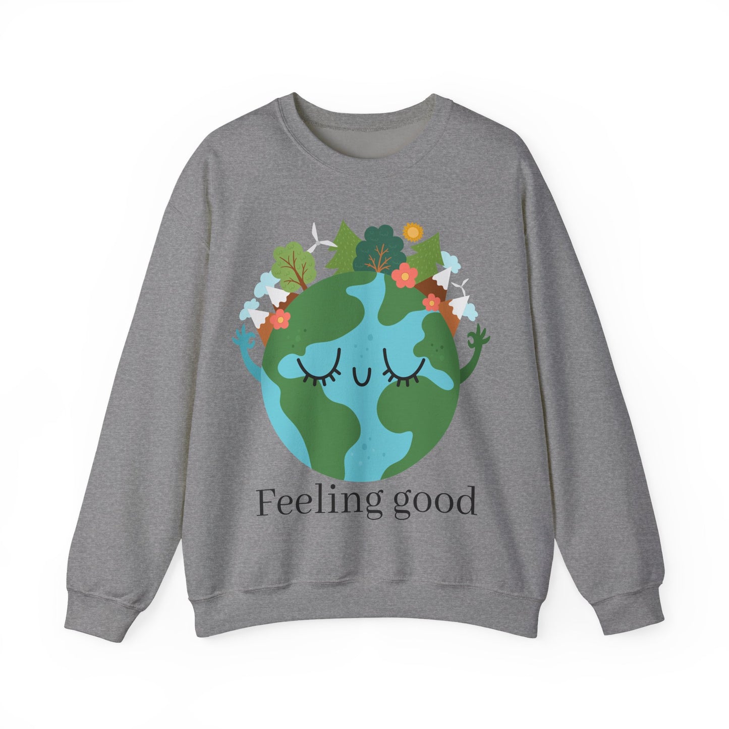 Eco-Friendly Cartoon Crewneck Sweatshirt